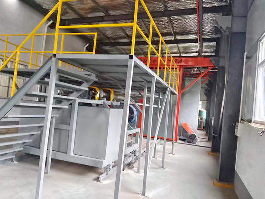 acheter Une machine à moulage rotatif entièrement automatique contrôlée par une machine à moulage par injection en plastique creux PLC fabrication en ligne