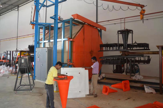 acheter Accumulateur Die Roto Molder Machine Angle de rotation personnalisé fabrication en ligne