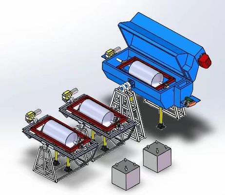 acheter Régulation automatique de la température Moulissage rotatif personnalisé 500-1000L 3 phases 380V 50Hz fabrication en ligne