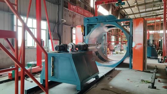 acheter Machine de moulage rotative à commande à distance chauffée au gaz 2 bras automatique fabrication en ligne
