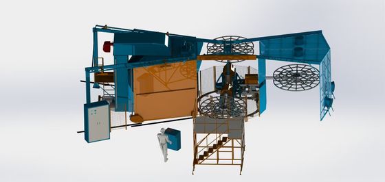 acheter Machine de moulage rotative à trois bras à économie d'énergie fabrication en ligne