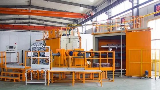OEM ODM Machine de moulage rotatif 10-20 cycles par heure