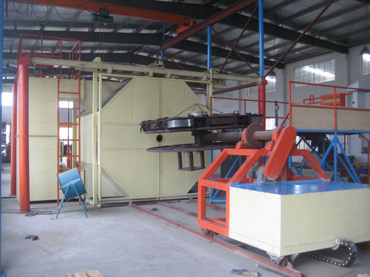 Machine de formage de rouleaux personnalisée à moulage rotatif avec libération de moisissure par soufflage d'air