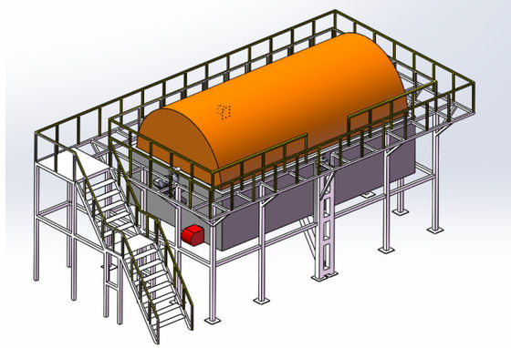 Machine de moulage rotatif à commande PLC avec méthode de refroidissement du moule direct / indirect