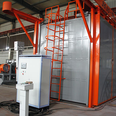 Machine automatique de moulage de plastique Une machine de revêtement à rouleaux chauffée par un brûleur