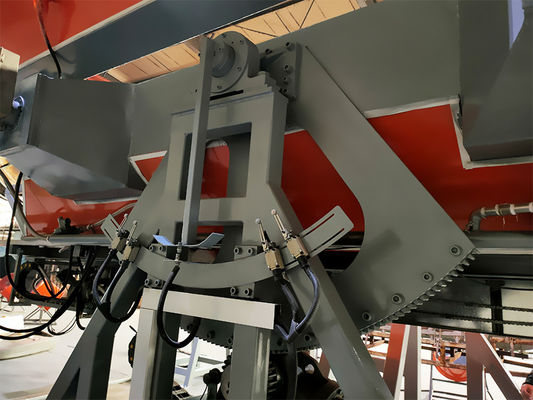 Machine de moulage rotatif à circulation d'air chaud à commande PLC