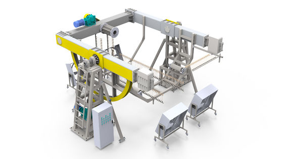 Machine de fabrication de réservoirs d'eau de rotomoulding OEM Vitesse de rotation réglable