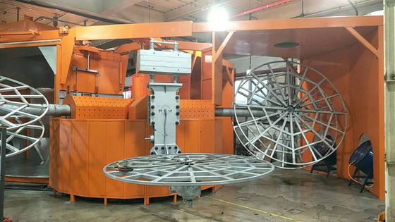 Machines à moulage automatique contrôlées par un PLC, machines à moulage rotative automatique à économie d'énergie avec chambre de chauffage à deux stations