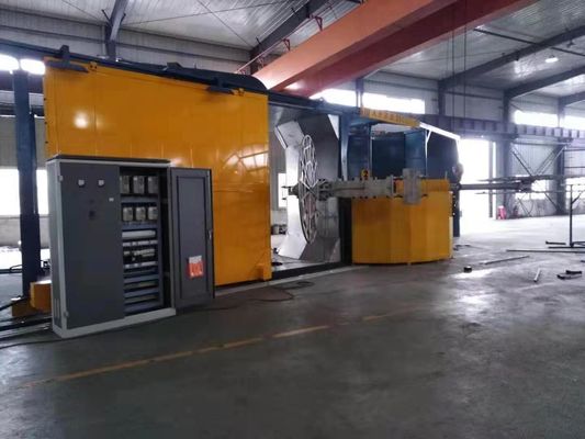 Machine de moulage rotatif automatique contrôlée par PLC pour le refroidissement des moules en aluminium