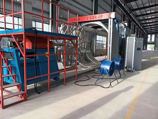 Machine de rotomoulding à navette économe en énergie avec une vitesse de moulage de 1 à 10 pièces/min et une capacité de brûleur de 500000 Kcar