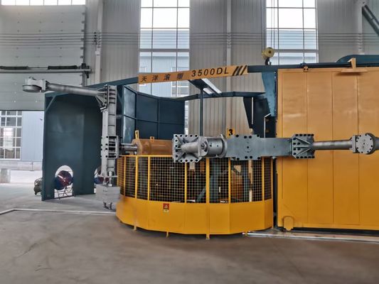 La machine à moules à rotation rapide à trois bras est multifonctionnelle
