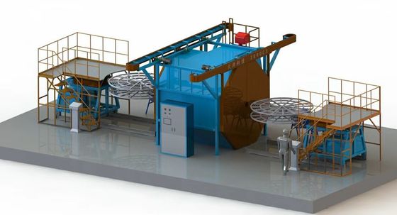 Vitesse de fermeture du moule 100 mm/s Machine de soufflage de réservoirs d'eau en plastique avec contrôle de température